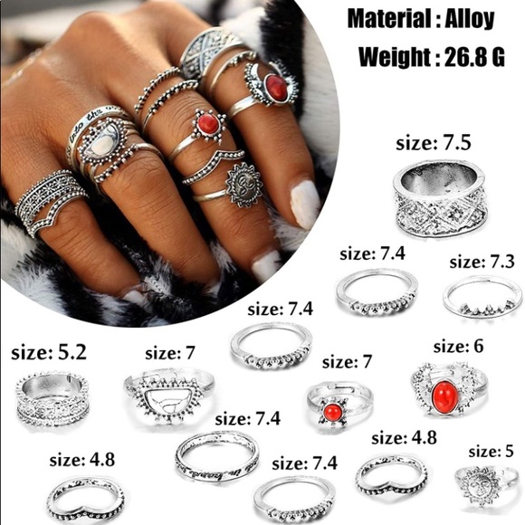 πSTACKABLE RING π - Picture 6 of 7